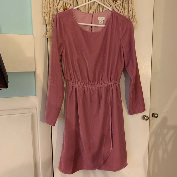 J crew size 00 purple velvet dress - Picture 1 of 3